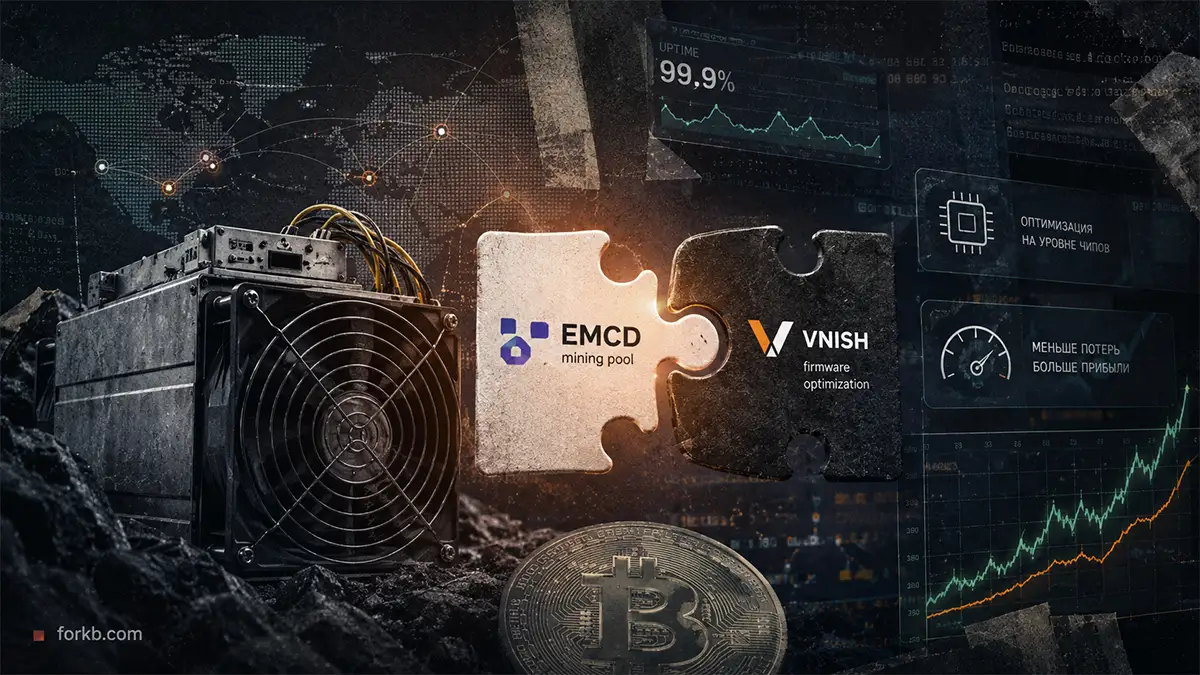 EMCD и Vnish объединят пул и ASIC-прошивку