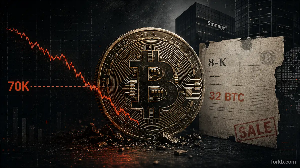 Bitcoin ниже $70 000