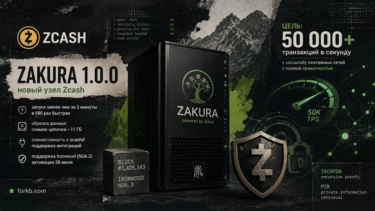новый узел Zakura для Zcash