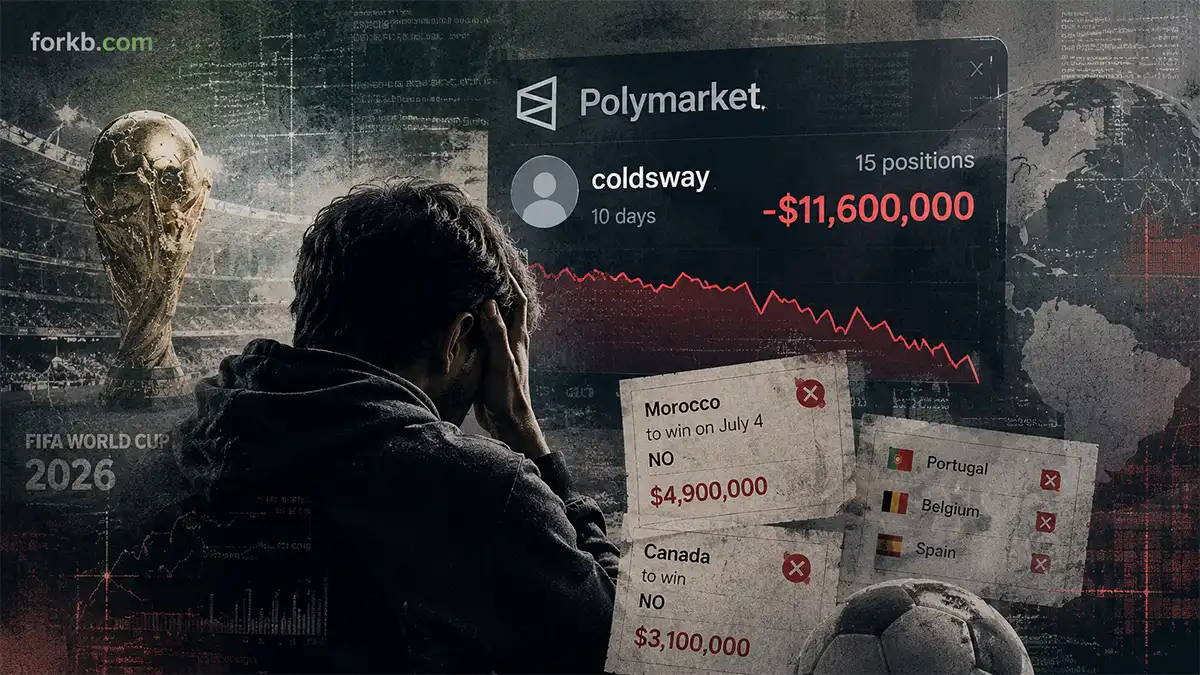 трейдер Polymarket потерял $11,6 млн