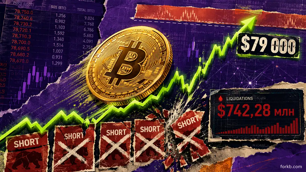 Bitcoin пробил 79000 долларов