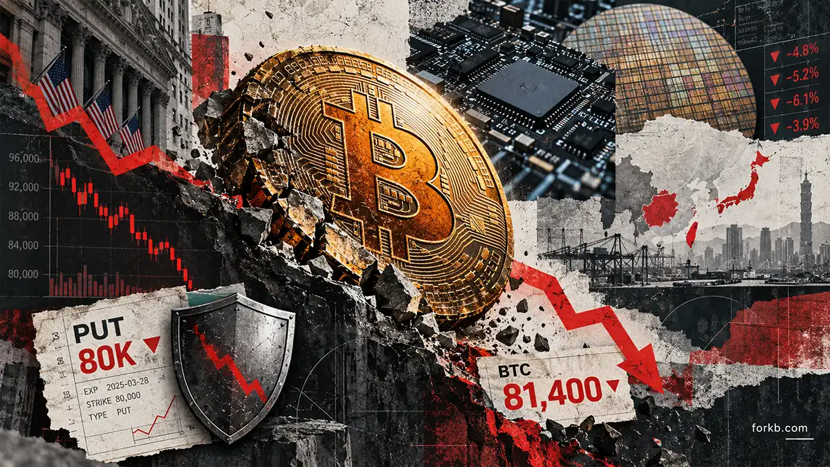 биткоин упал до 81400 долларов