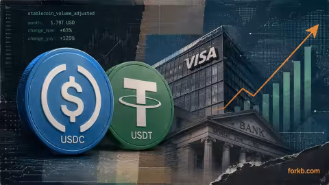 USDC обгоняет USDT по объёму транзакций