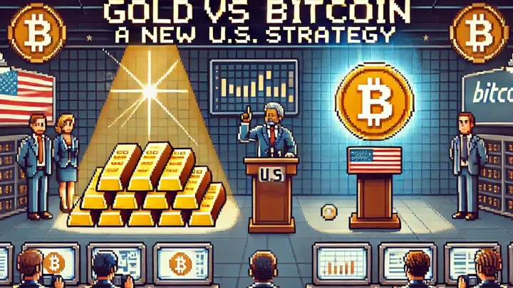 США меняют золото на биткоин