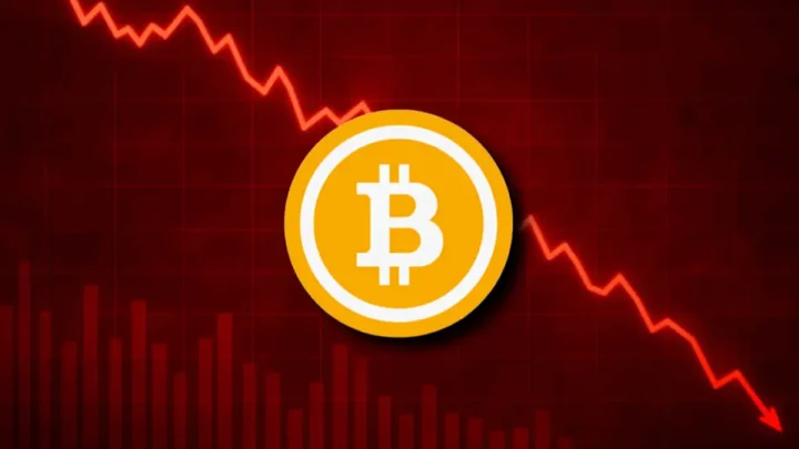 падение биткоина до 98 000 долларов